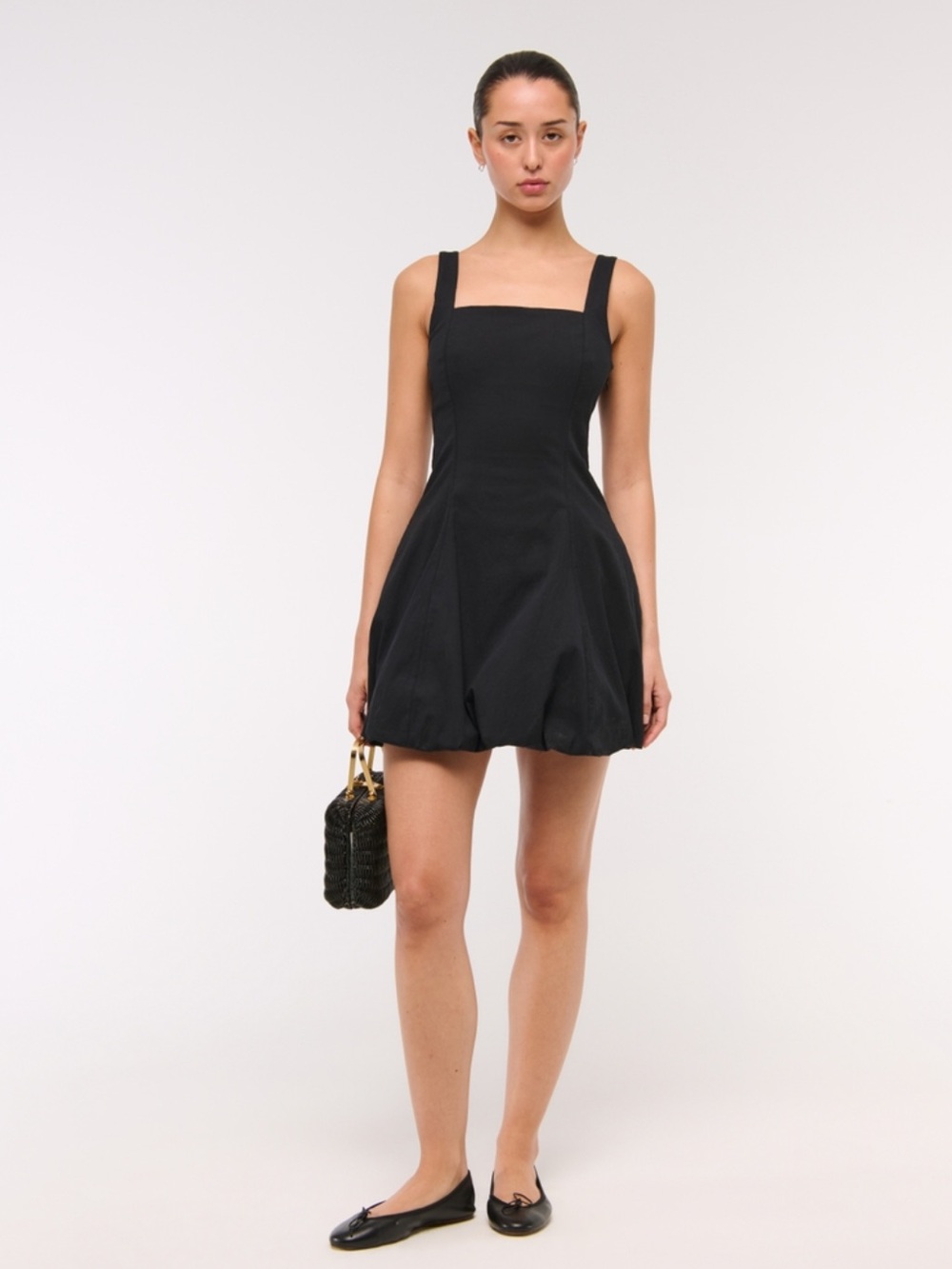 NWT The A&F Mila Bubble Hem Mini Skort